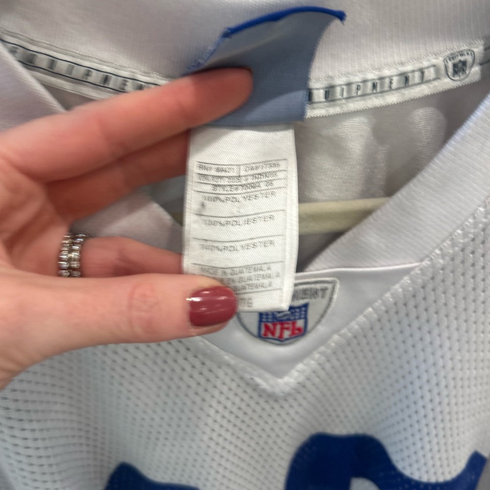 Reebok NFL Players White Jersey Indianapolis Colts #18 Peyton Manning Men’s XL - Picture 5 of 6